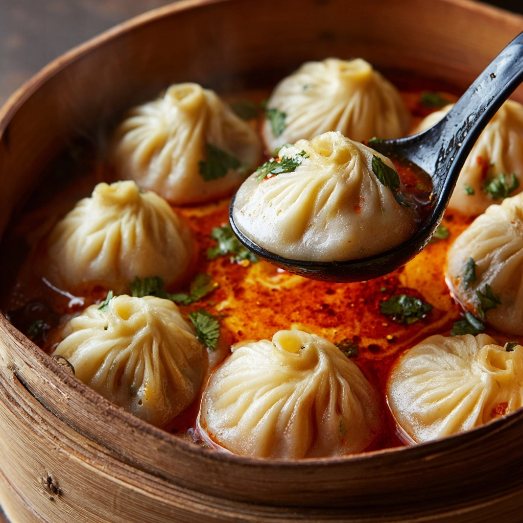 Thai Curry Soup Dumplings Recipe - Recipe Image