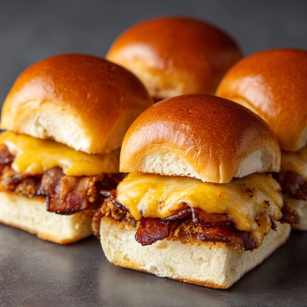 Kentucky Hot Brown Sliders Recipe - Recipe Image