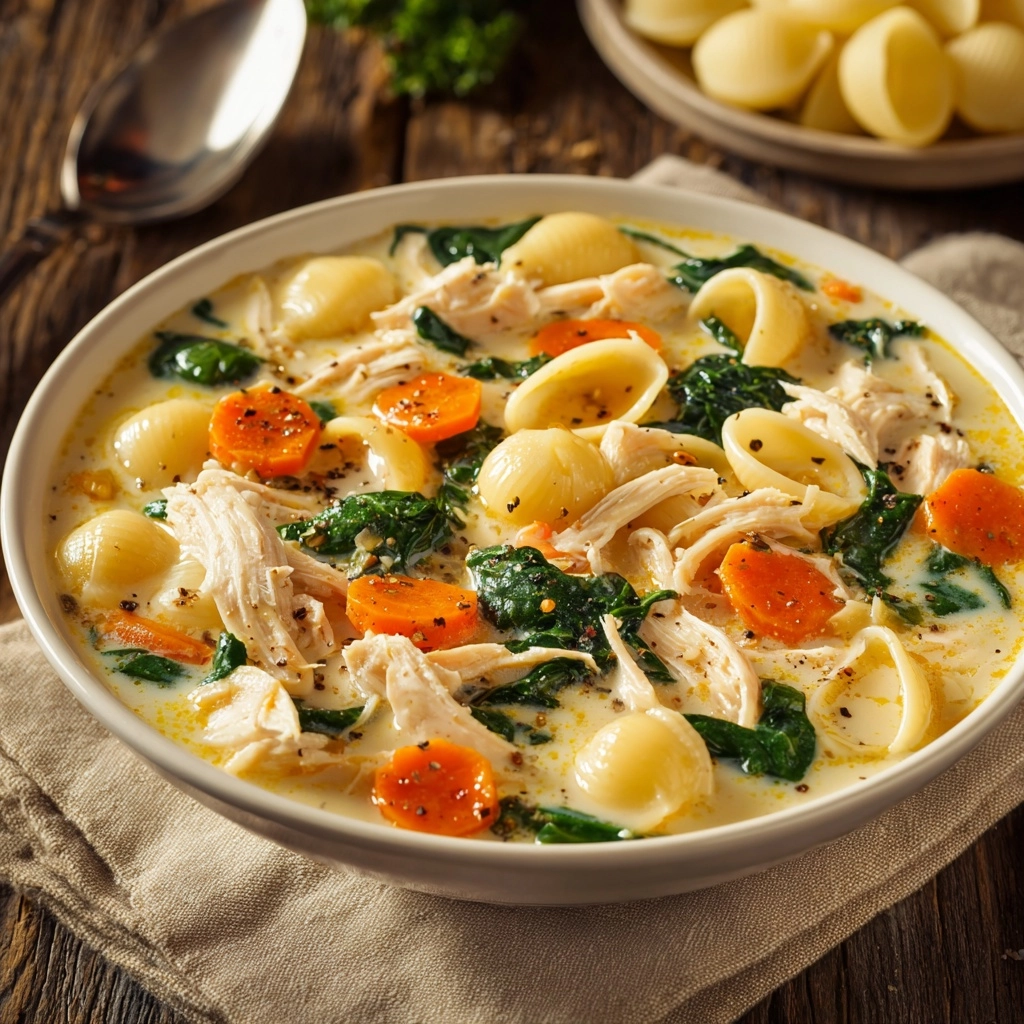 Olive Garden Chicken Gnocchi Soup Recipe - Recipe Image