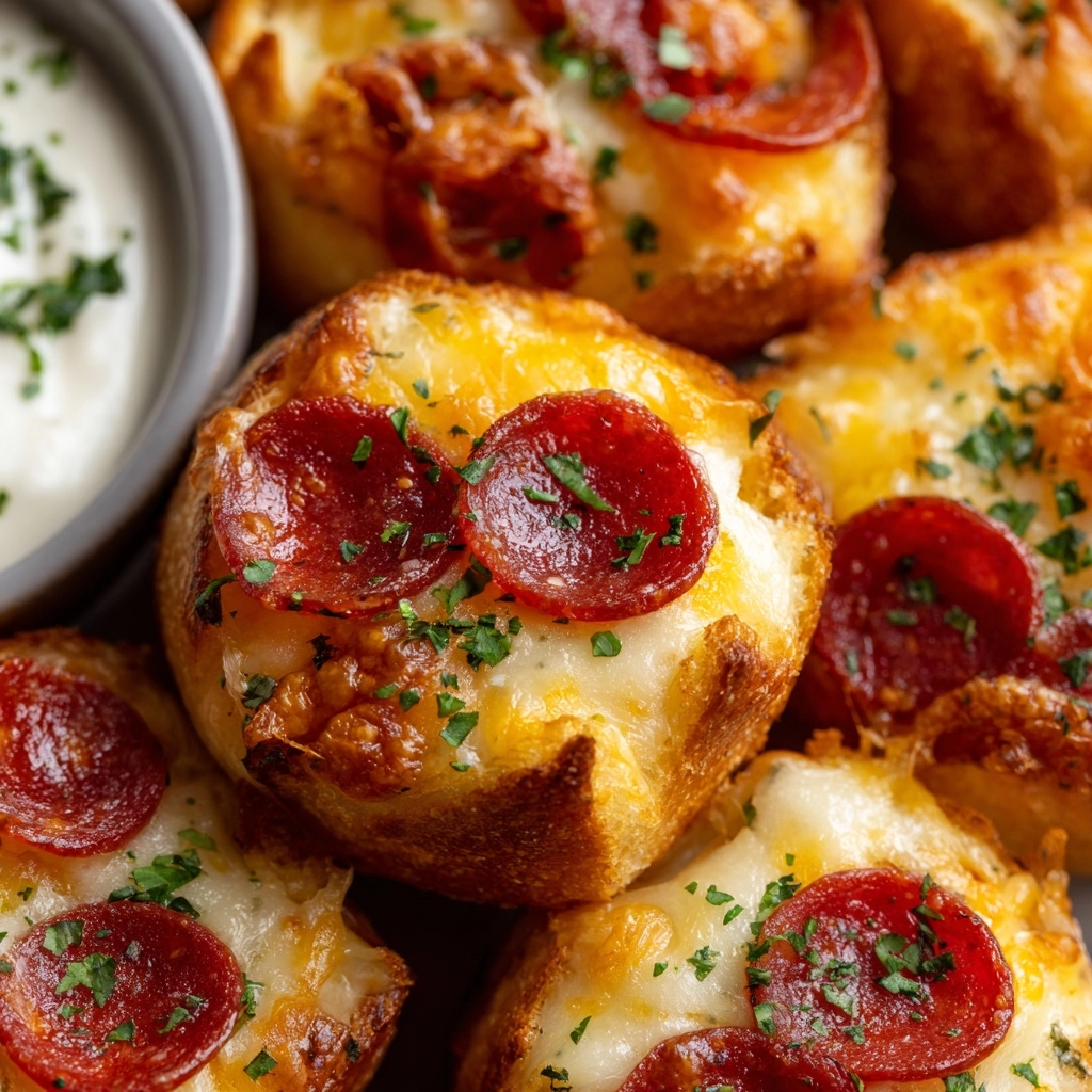 Pull-Apart Pepperoni Pizza Bites Recipe - Recipe Image