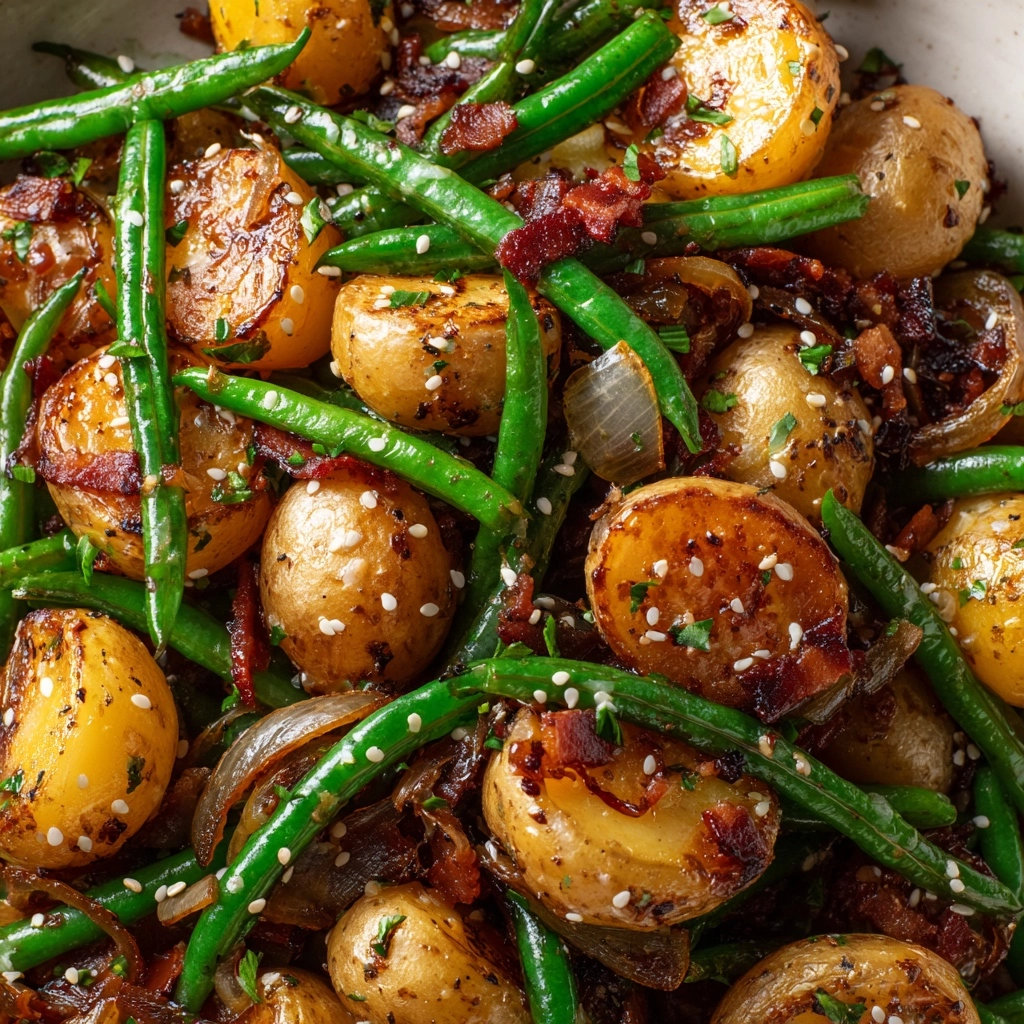 Potato and Green Bean Skillet Recipe - Recipe Image