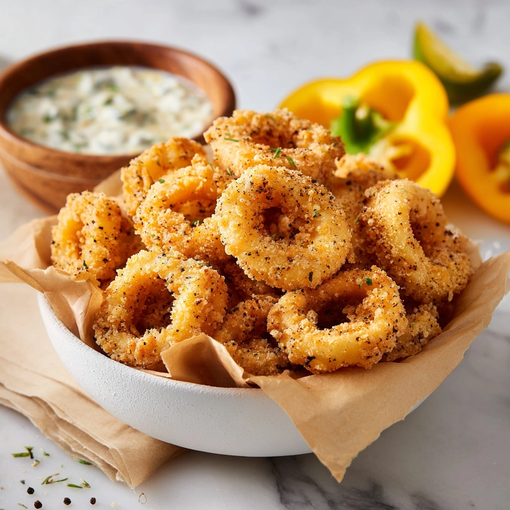 Crispy Air Fryer Banana Pepper Coins Recipe - Recipe Image