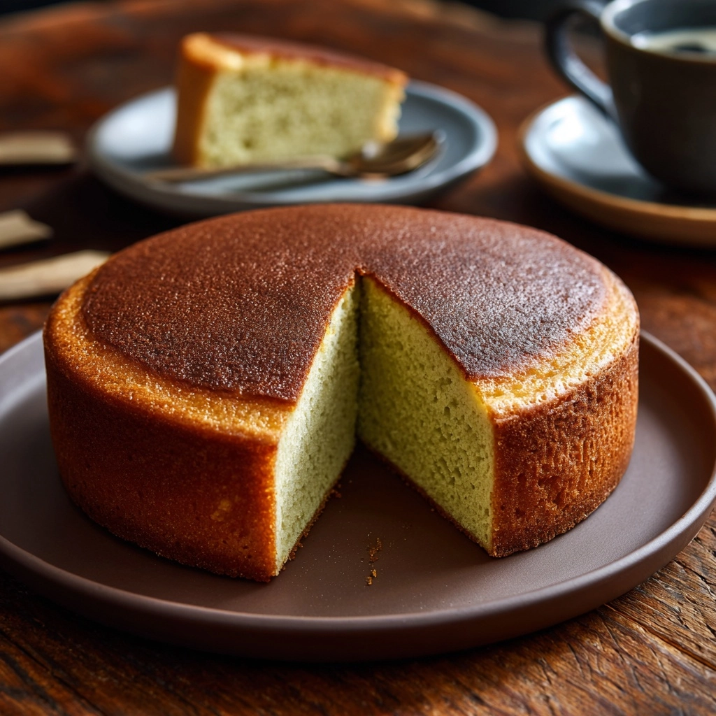 Matcha Pound Cake Recipe - Recipe Image