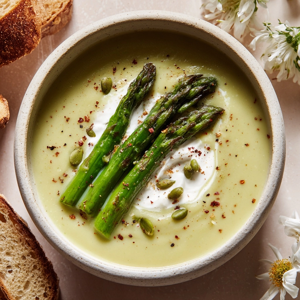 Creamy Asparagus Soup Recipe - Recipe Image