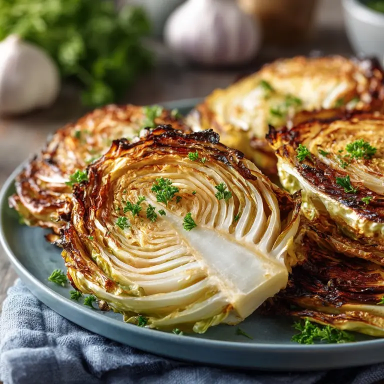 Easy Roasted Cabbage Steaks Recipe