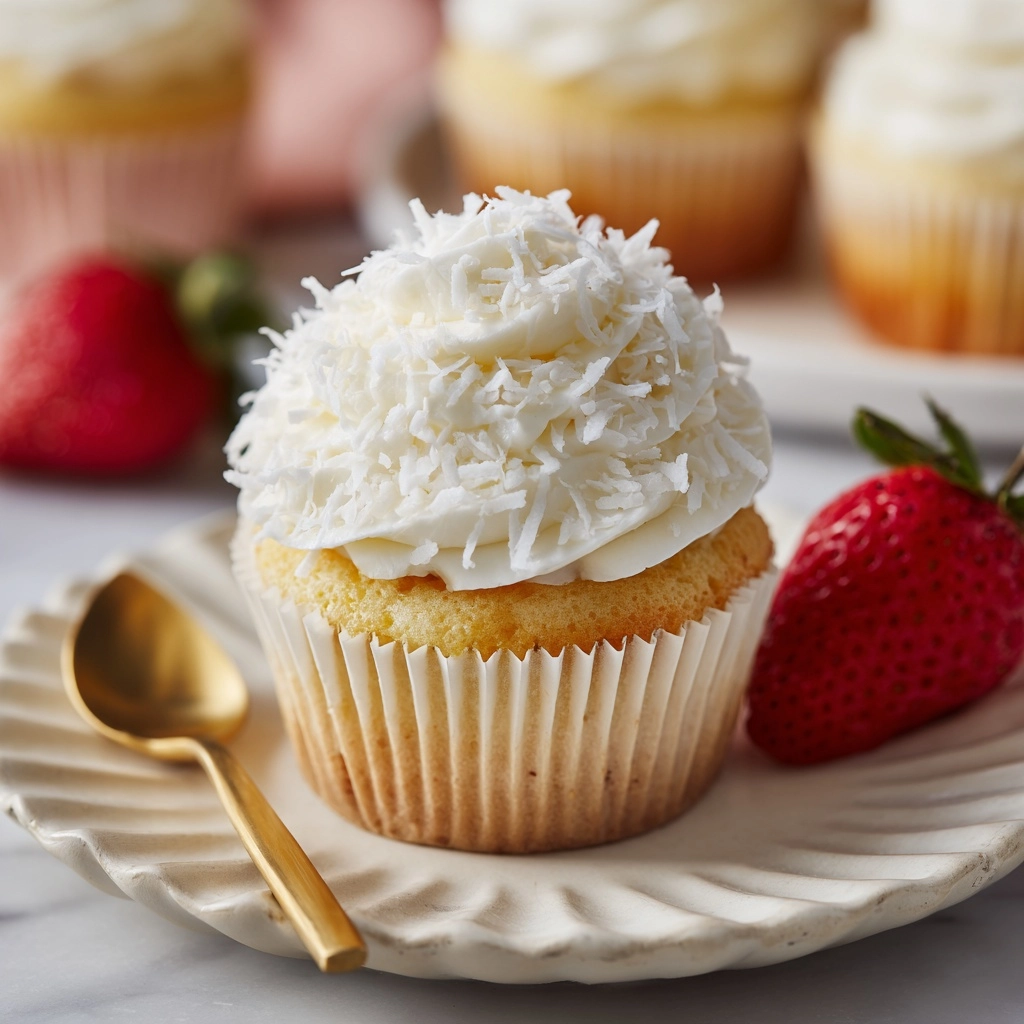 Angel Food Cupcakes Recipe - Recipe Image