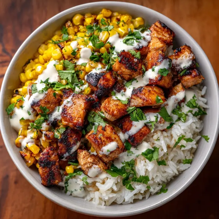 Street Corn Chicken Rice Bowl Recipe