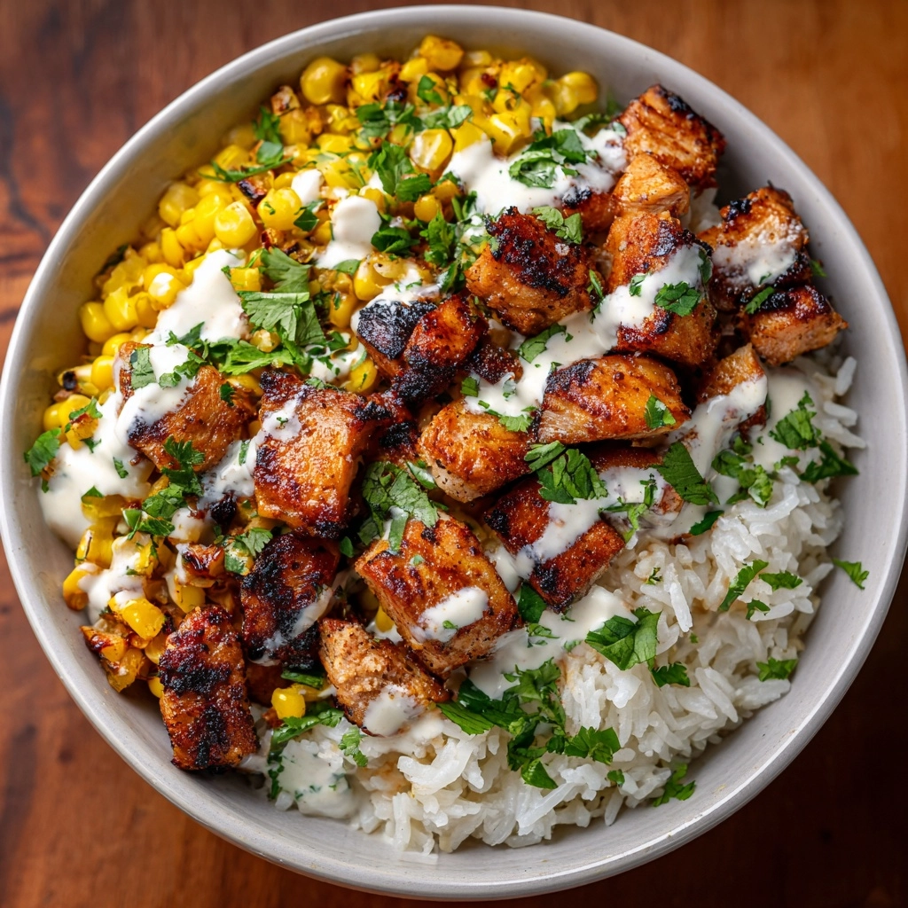 Street Corn Chicken Rice Bowl Recipe - Recipe Image