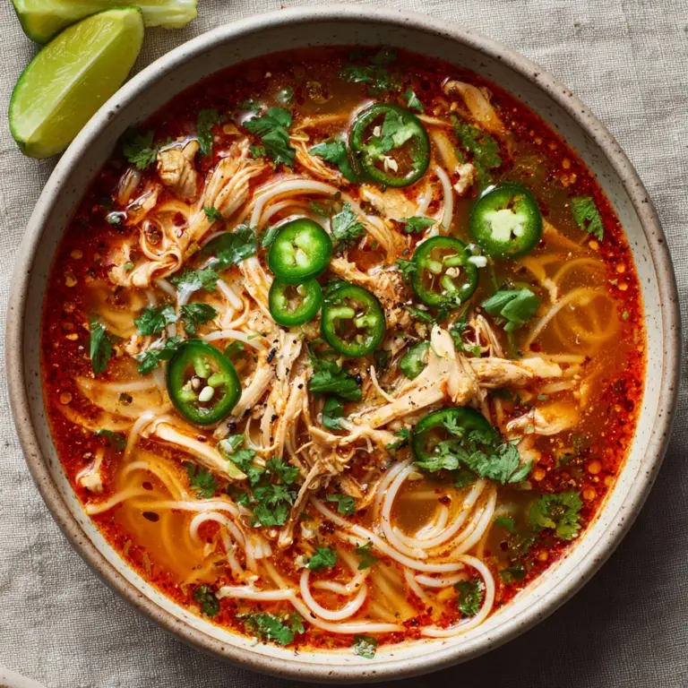 Spicy Chicken Soup Recipe