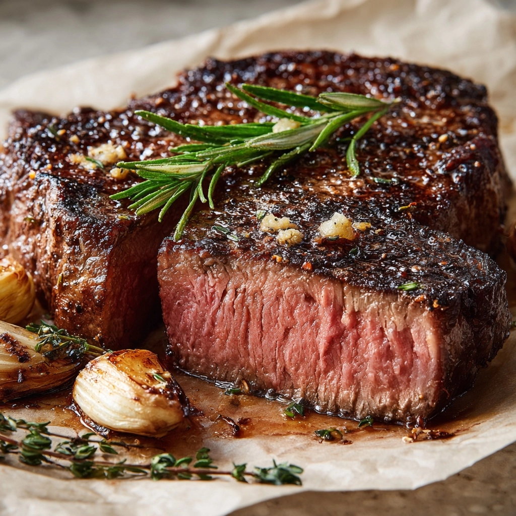 Garlic Butter Steak Recipe - Recipe Image