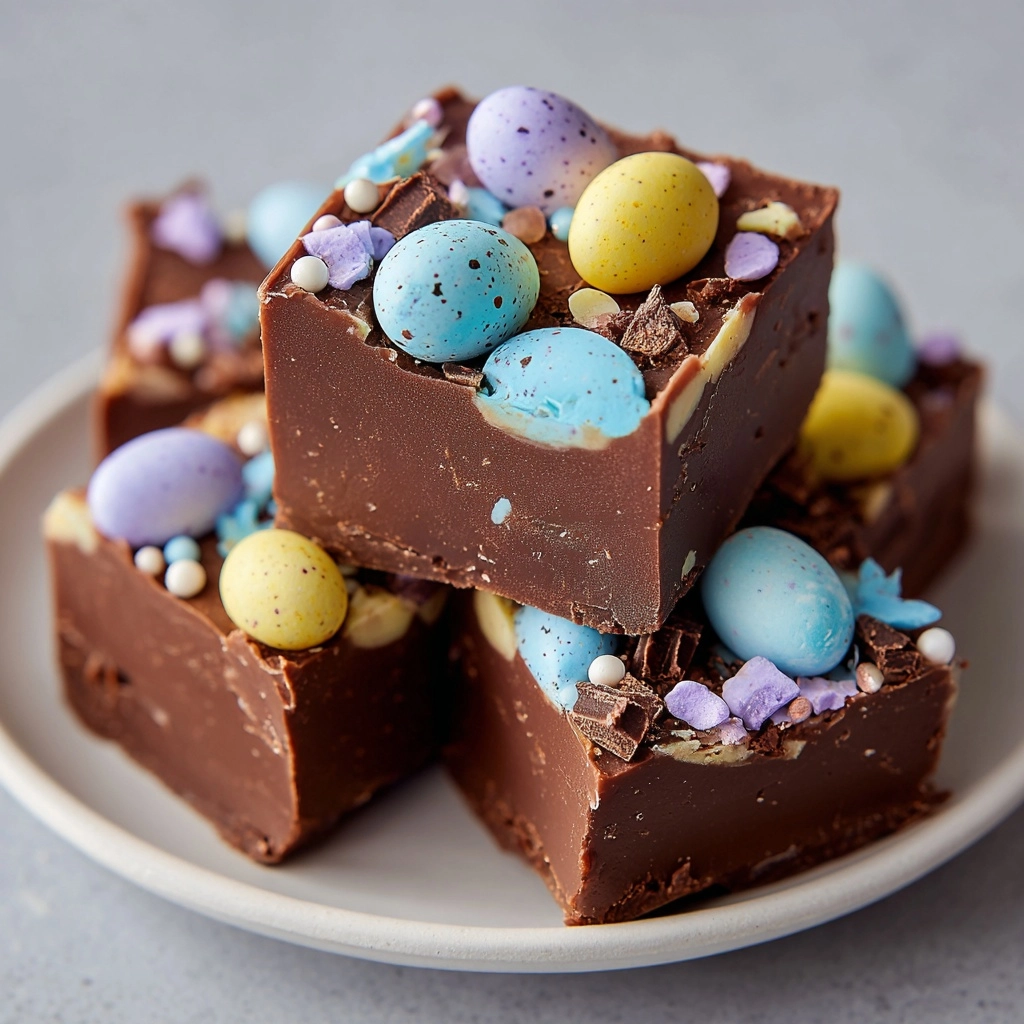 Easter Chocolate Fudge Recipe - Recipe Image