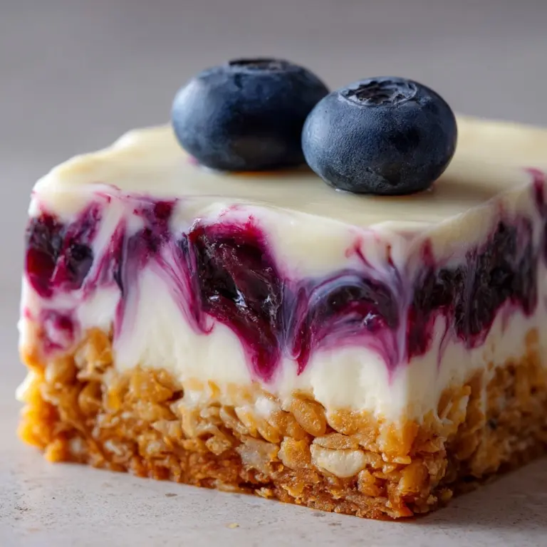 Blueberry Swirl Rice Krispies Treats Recipe