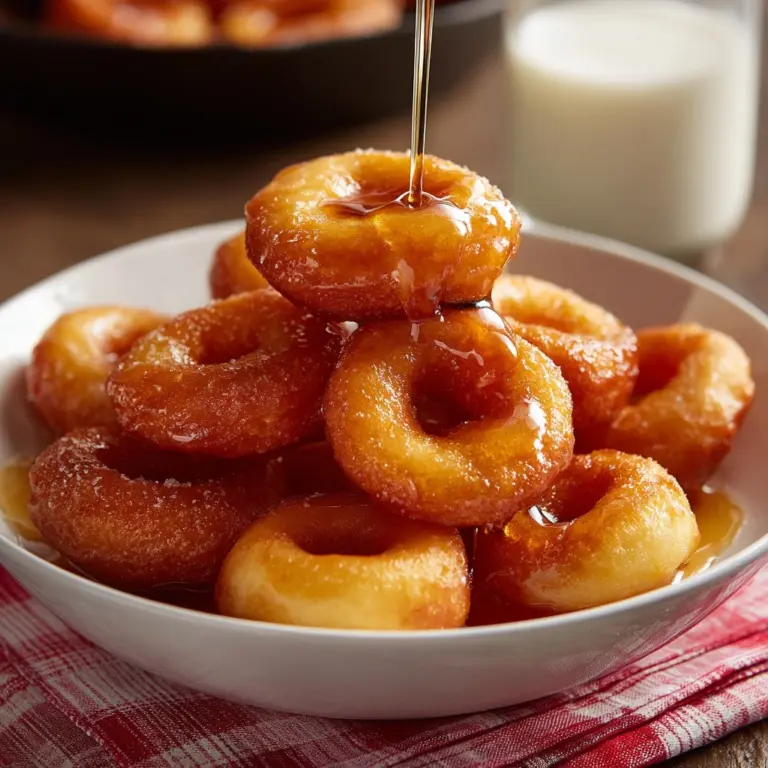 Canned Biscuit Glazed Doughnuts Recipe