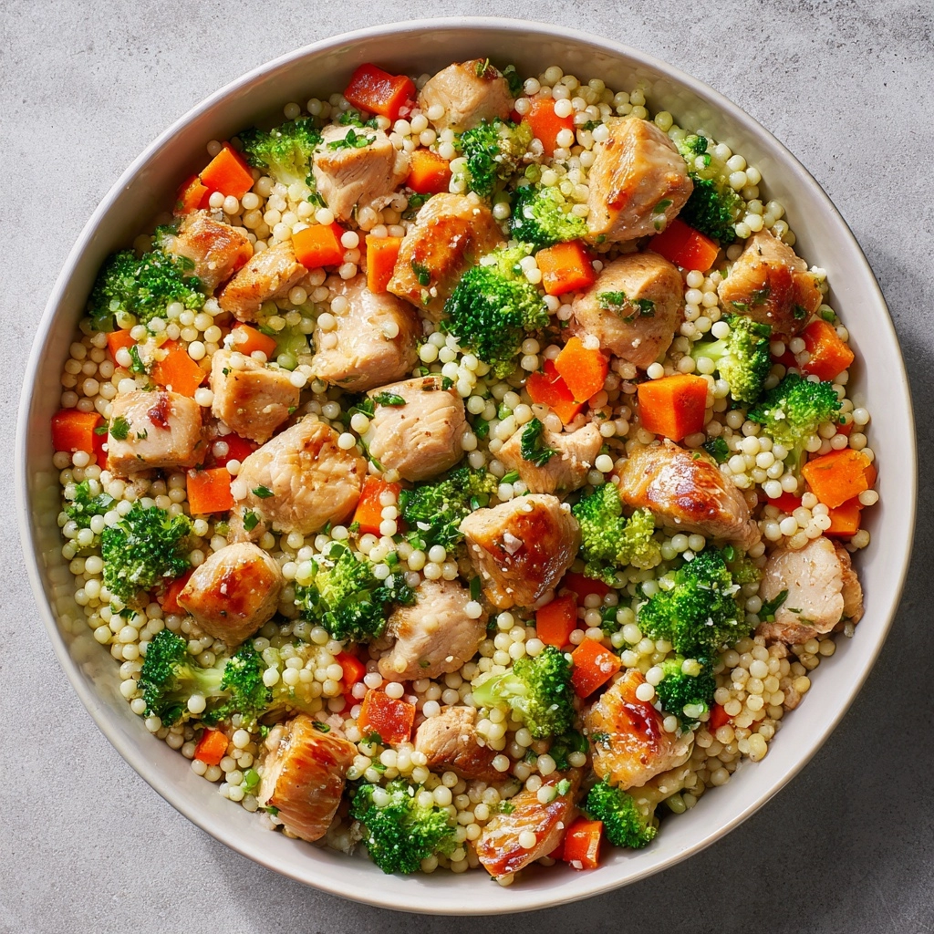 Roasted Butternut Squash Broccoli Cheddar Chicken Couscous Recipe - Recipe Image