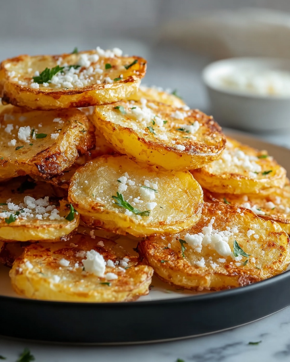 Crispy Parmesan Potato Rounds Recipe - Recipe Image