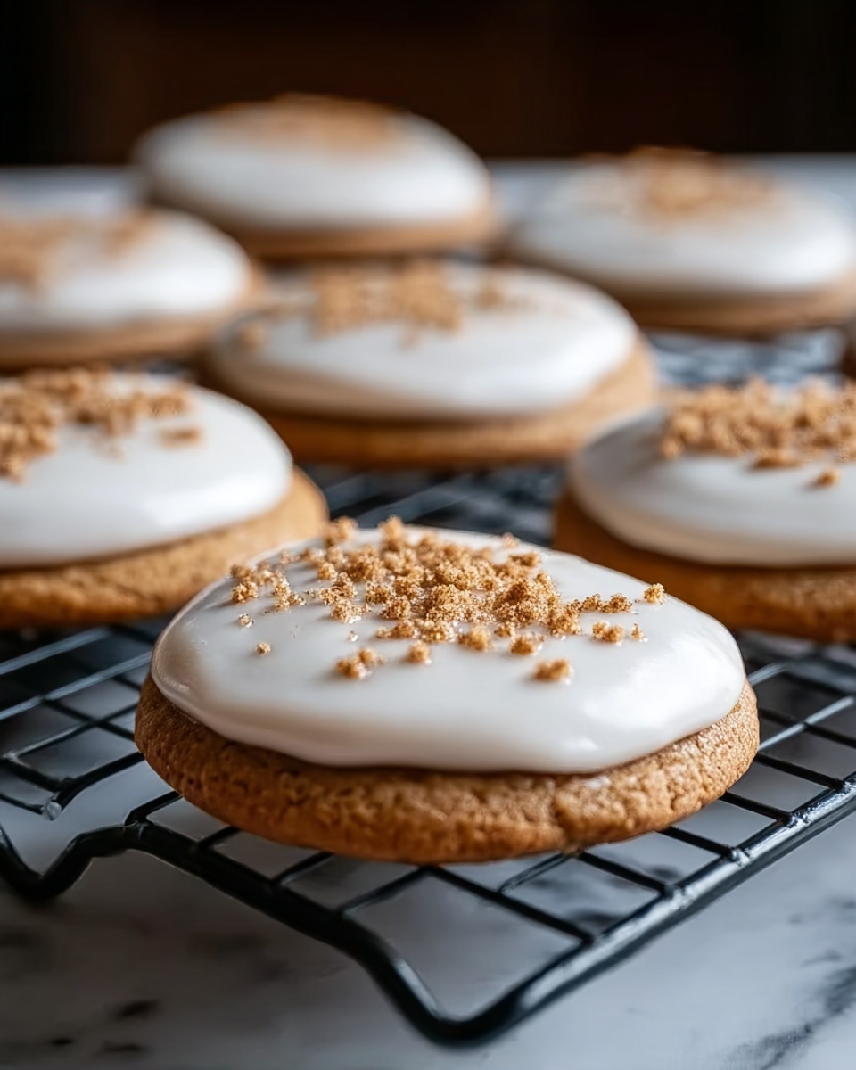 Pumpkin Cookies with Brown Butter Icing Recipe - Recipe Image