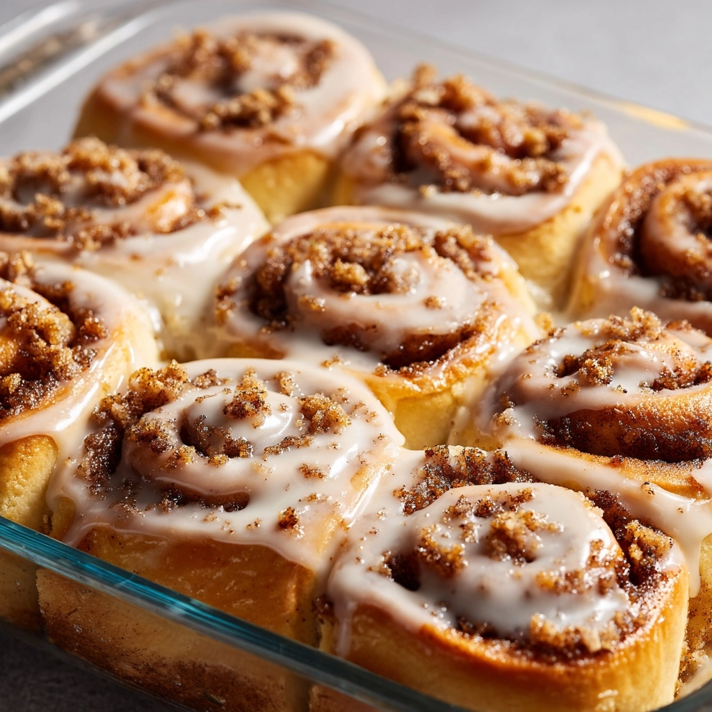Dessert Cinnamon Roll Casserole Recipe - Recipe Image