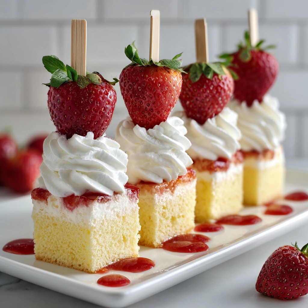 Strawberry Shortcake Kabobs: A Delicious and Easy Dessert Recipe - Recipe Image