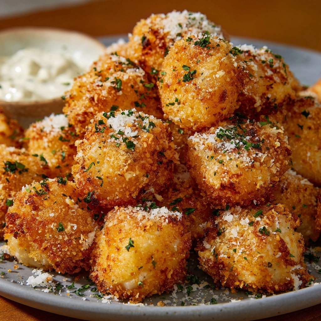 Parmesan Cauliflower Bites Recipe - Recipe Image