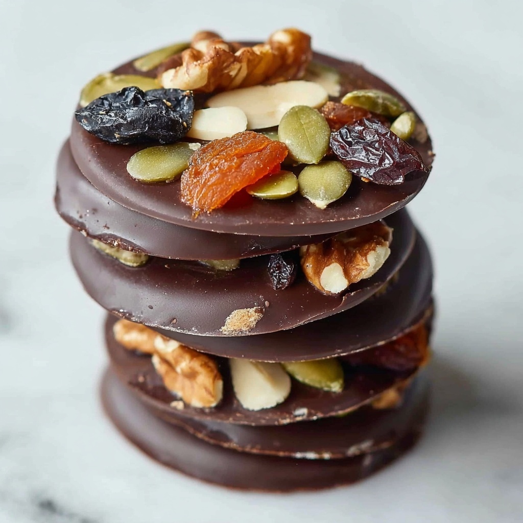 Fruit and Nut Dark Chocolate Bites Recipe - Recipe Image