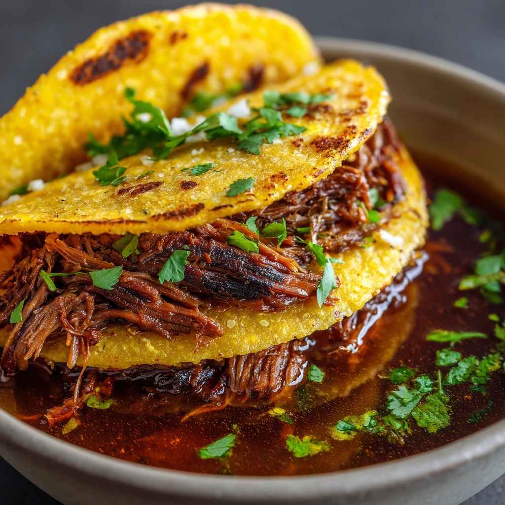 Crockpot Shredded Beef Tacos Recipe - Recipe Image