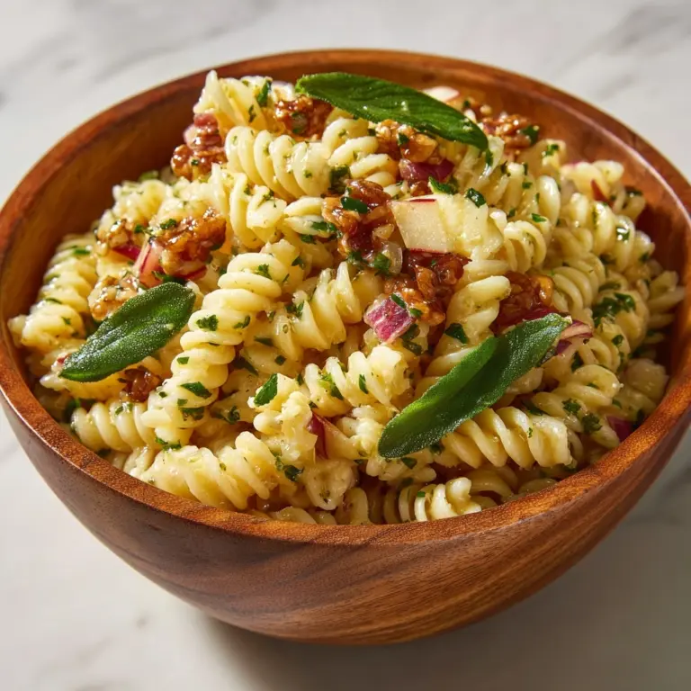 Autumn Apple Pasta Salad Recipe
