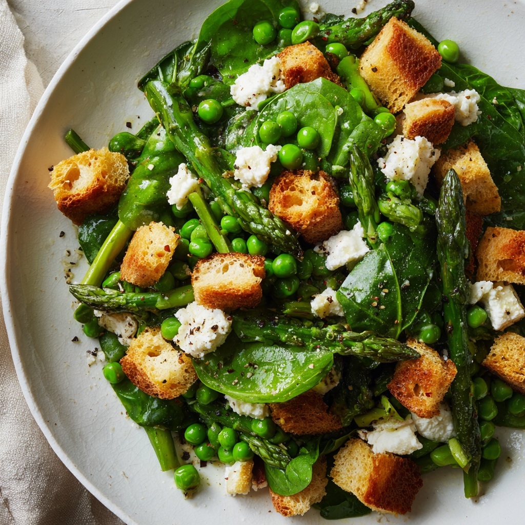 Spring Panzanella Salad Recipe - Recipe Image