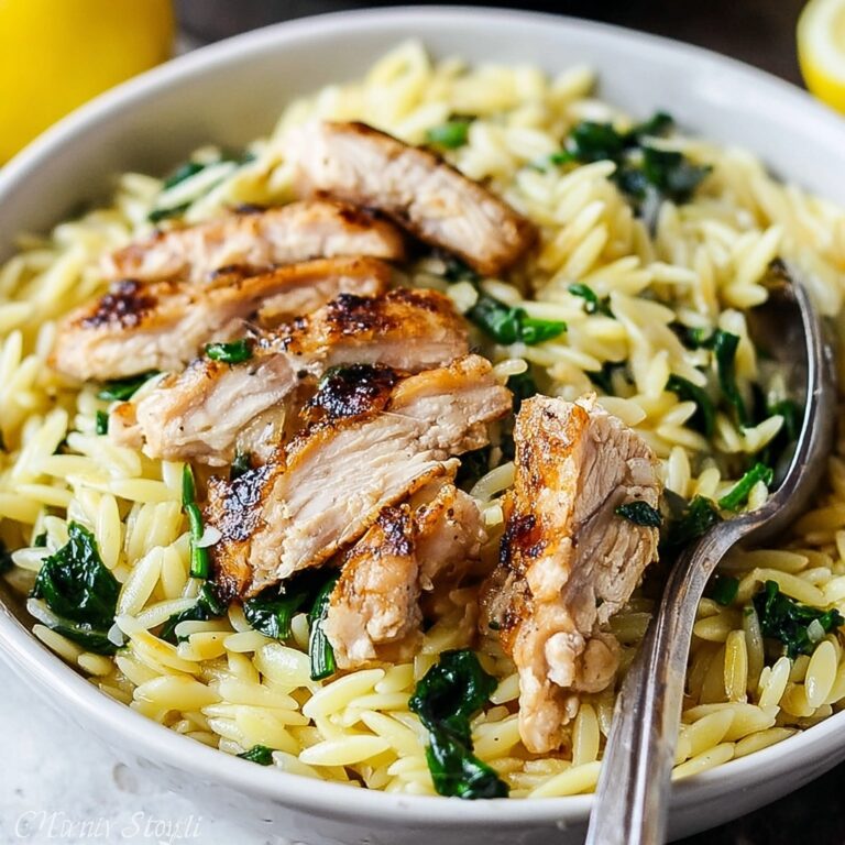 Lemon Chicken Orzo Pasta: Comforting and Easy to Make! Recipe