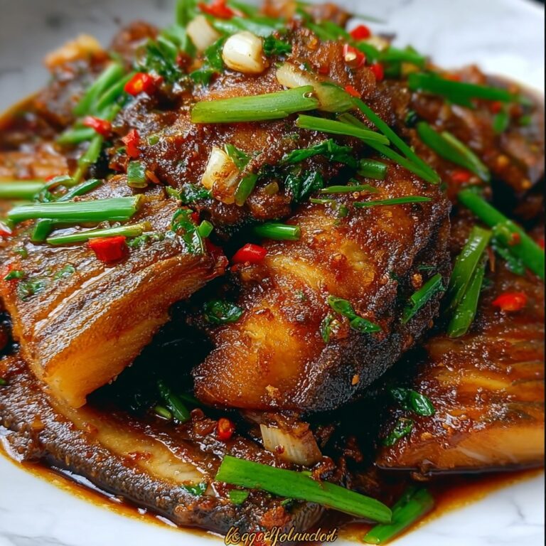 Ginger Onion Fried Sea Bass Recipe