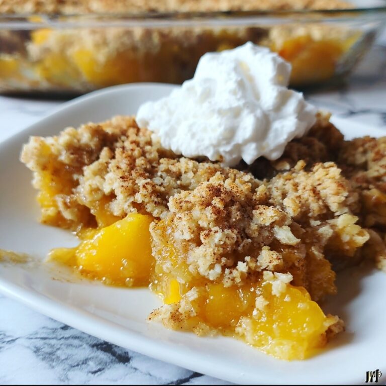 Peach Cobbler with Cake Mix Recipe