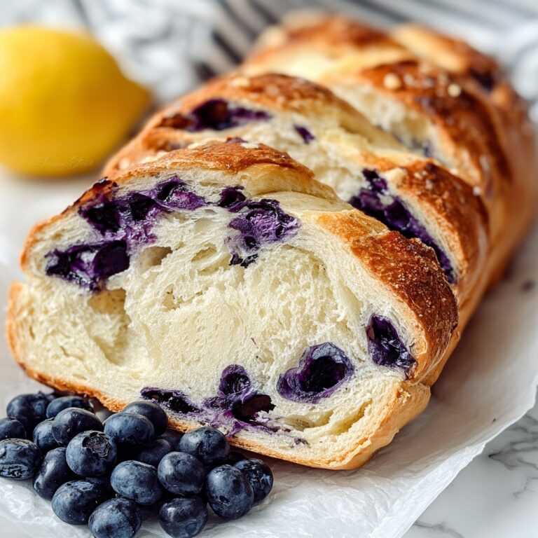 Lemon Blueberry Sourdough Bread Recipe