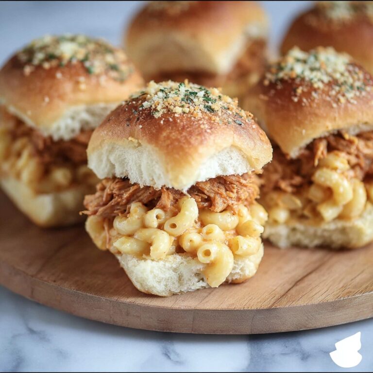 Pulled Pork Mac and Cheese Sliders Recipe