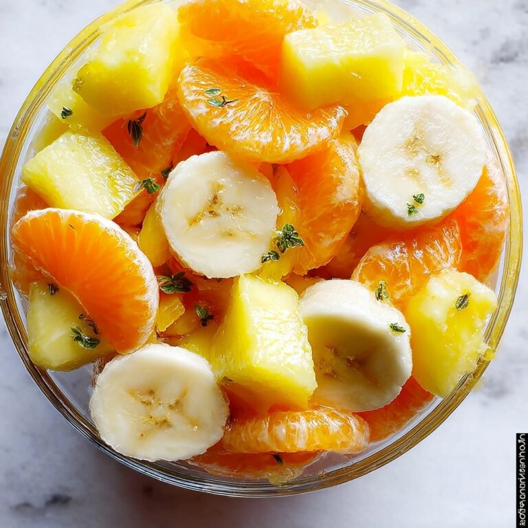 Sunshine Fruit Salad with Vanilla Jell-O Recipe