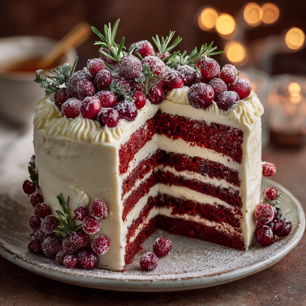 Red Velvet Tree Cake Recipe - Recipe Image