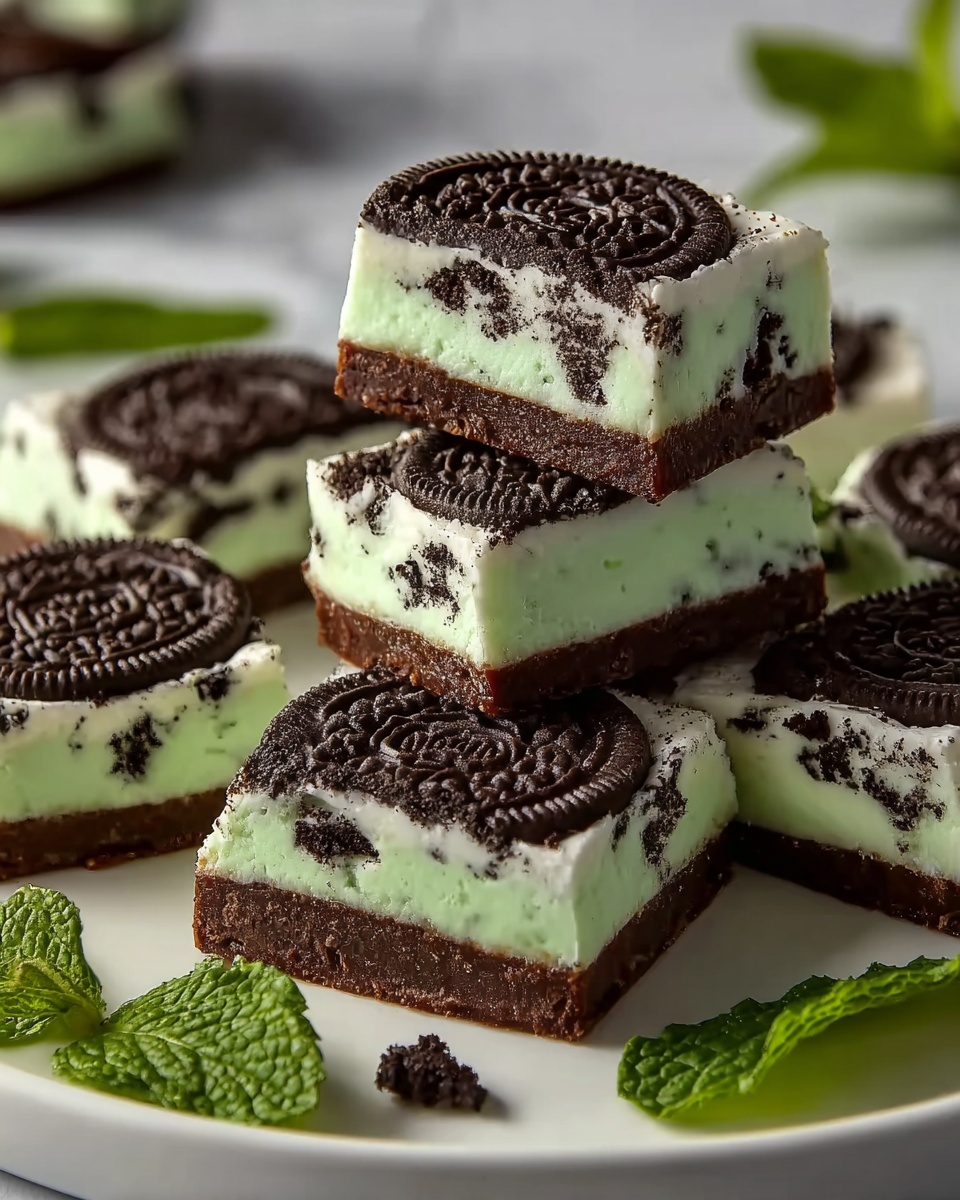 Easy Mint Oreo Bark Recipe - Recipe Image