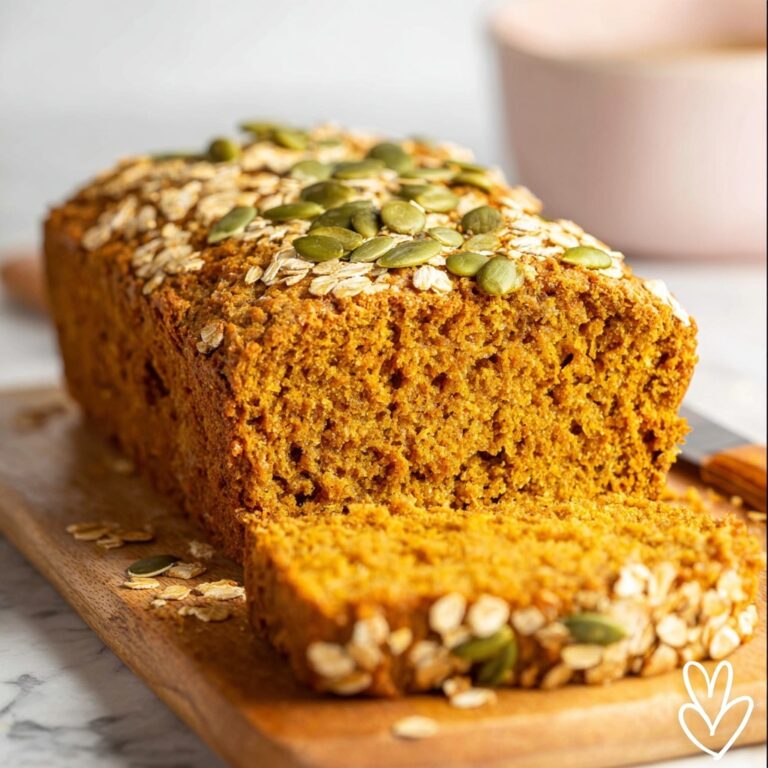 Healthy Pumpkin Oat Bread Recipe