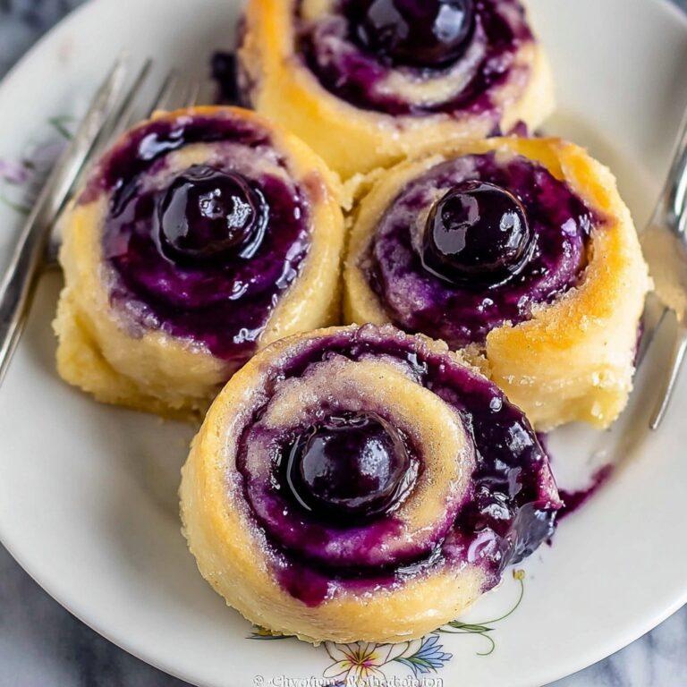 Blueberry Cheesecake Heaven Rolls Recipe