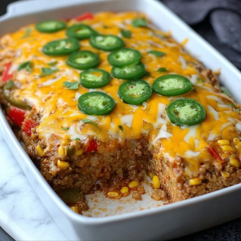 Queso Smothered Fajita Casserole Recipe
