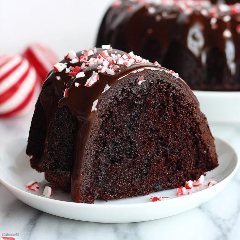 Chocolate Peppermint Bundt Cake Recipe