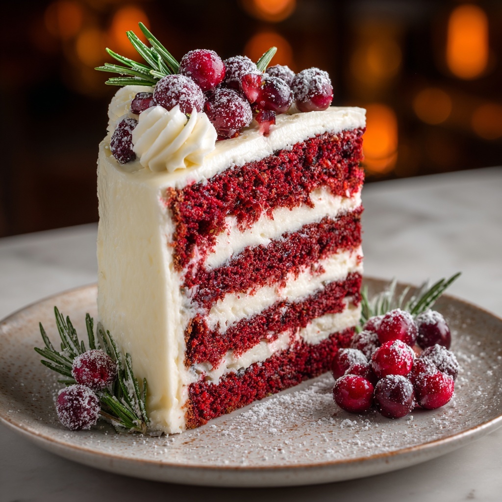 Red Velvet Tree Cake Recipe - Recipe Image