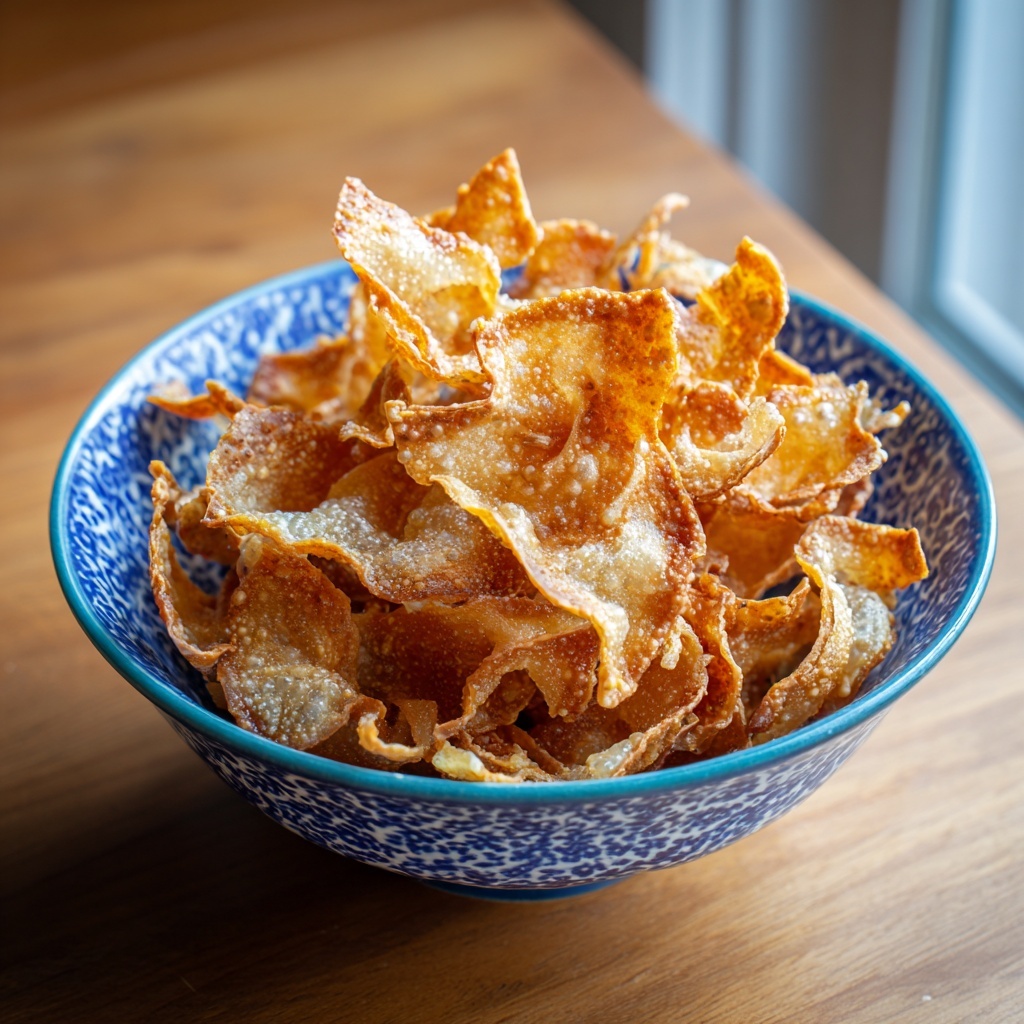 Fried Wonton Strips Recipe - Recipe Image
