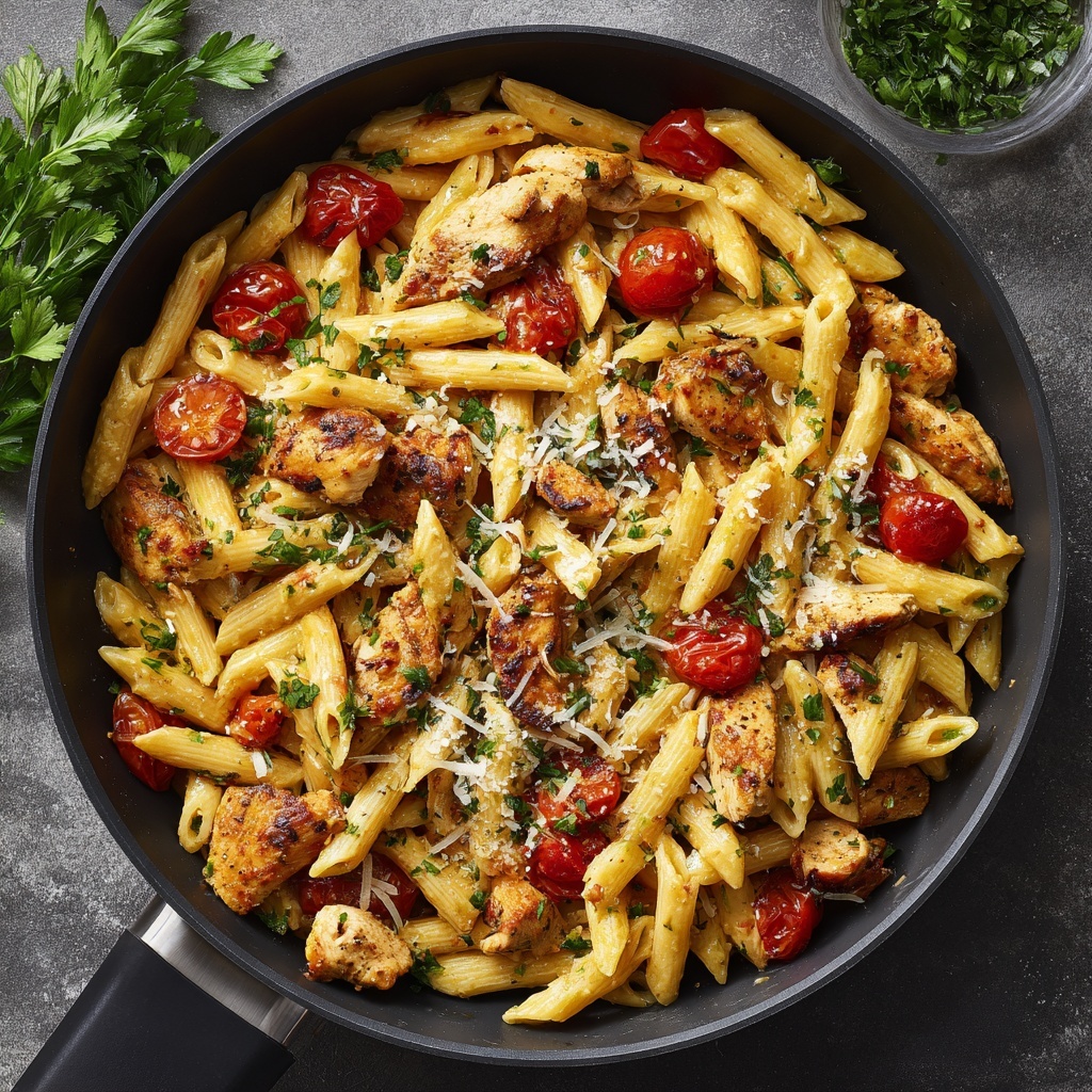 Easy Creamy Cajun Chicken Pasta Recipe - Recipe Image