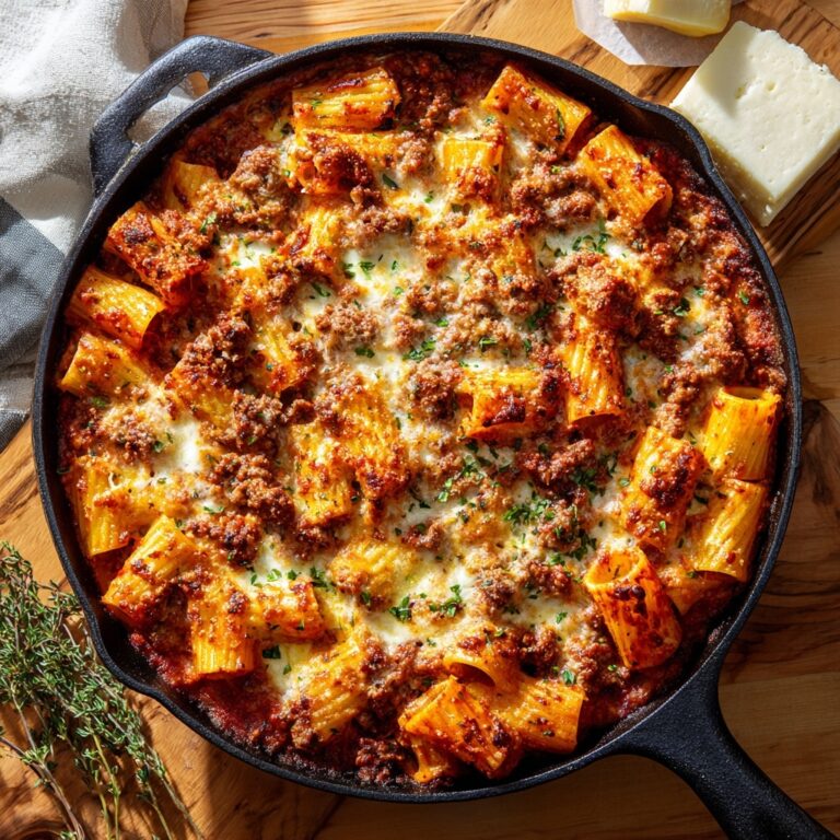 Baked Rigatoni with Sausage and Boursin Cheese Recipe