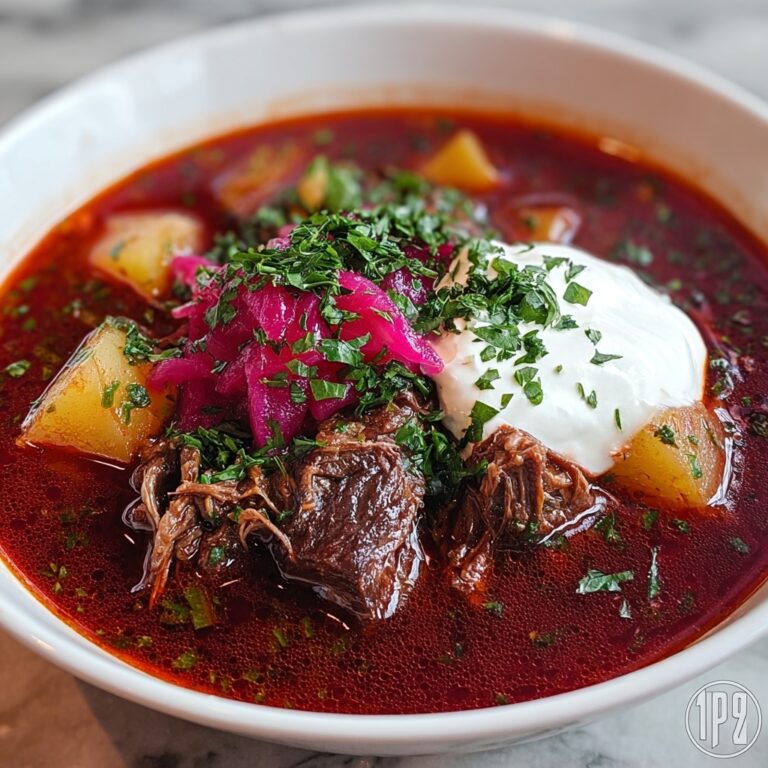 Authentic Ukrainian Borscht Soup Recipe