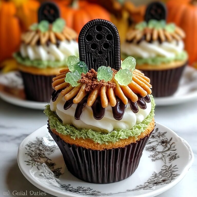Spooktacular Halloween Graveyard Cupcakes Recipe