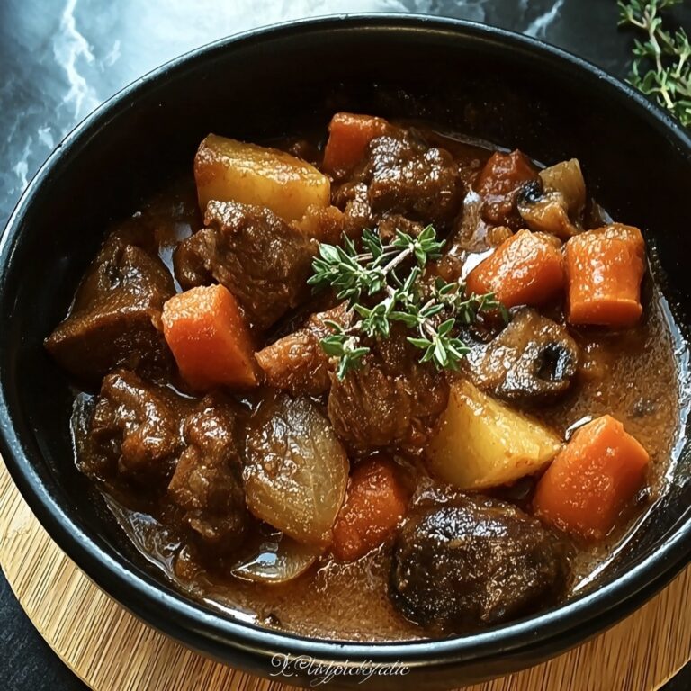 Effortless Beef and Mushroom Stew for Cozy Nights Recipe