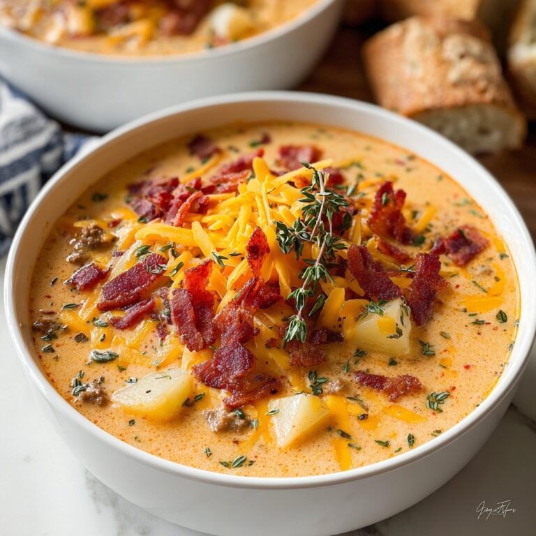 Easy Cheeseburger Soup Recipe
