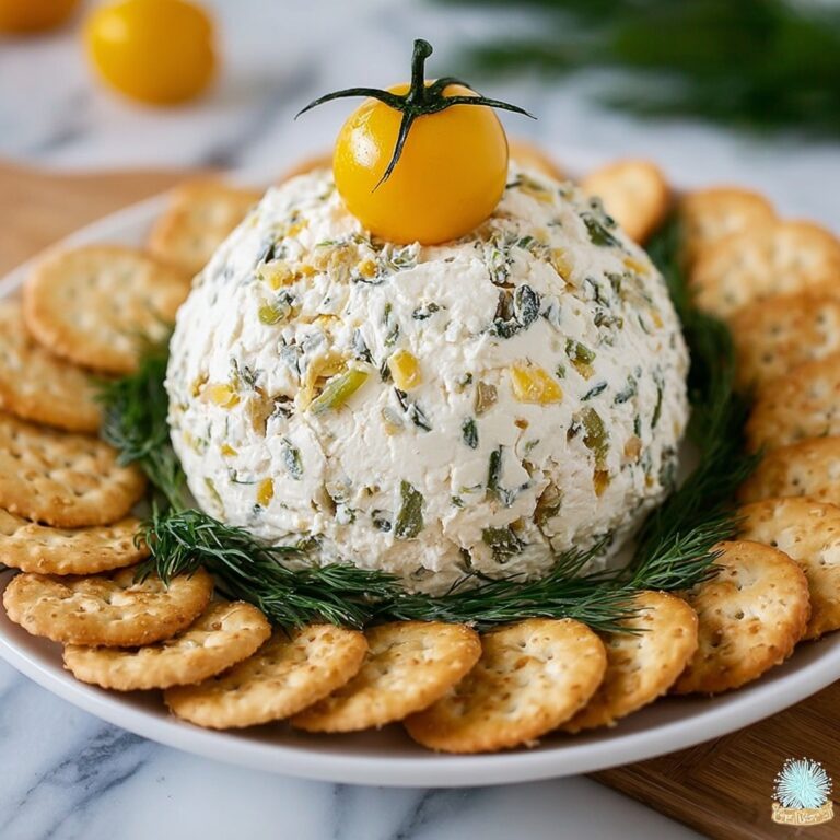 Creamy Dill Pickle Cheese Ball Recipe
