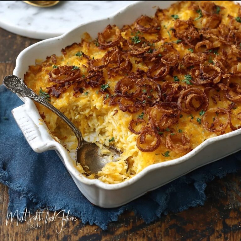 French Onion Funeral Potatoes Recipe