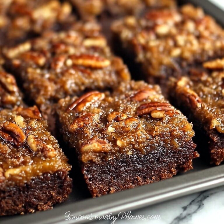 Buttery Pecan Pie Brownies Recipe